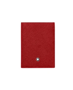 Cartera Mini MONTBLANC 4 CC Piel Rojo - 130830