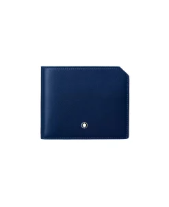 Cartera MONTBLANC Meisterstück Selection Soft Piel Azul 6 CC - 130059