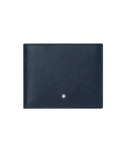 Cartera Montblanc Sartorial 6 CC Piel Azul – 128585