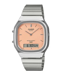 Casio Edgy Collection AQ-240E-4A Rosa Acero 35,8 mm | AQ-240E-4A