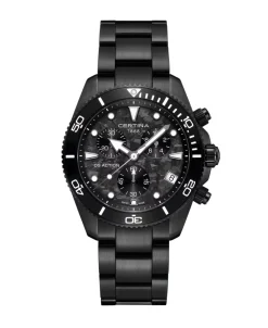 Certina DS Action Chrono Carbono Negro PVD 42 mm | C048.417.33.201.00