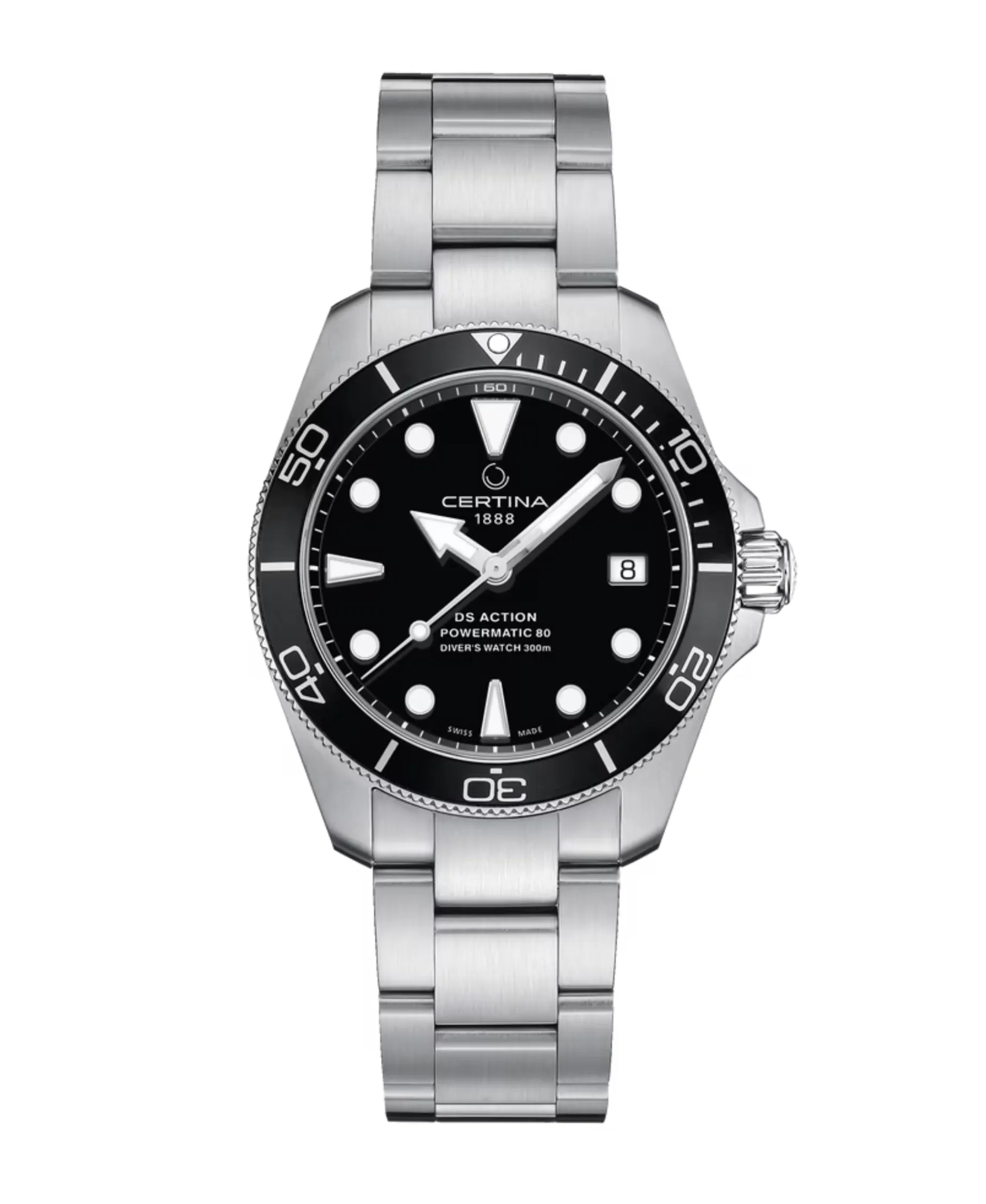 Certina DS Action Diver Powermatic 80 Negro 38 mm | C0328071105100