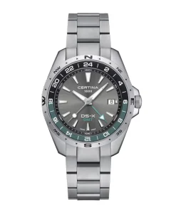 Certina DS-X GMT Gris 41,2 mm | C0474521108100