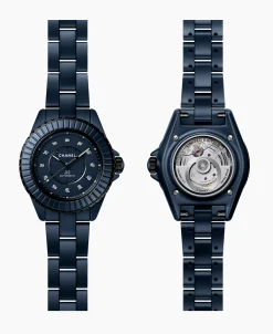 Chanel J12 Bleu Calibre 12.1 Con Diamantes 33 mm | H9657