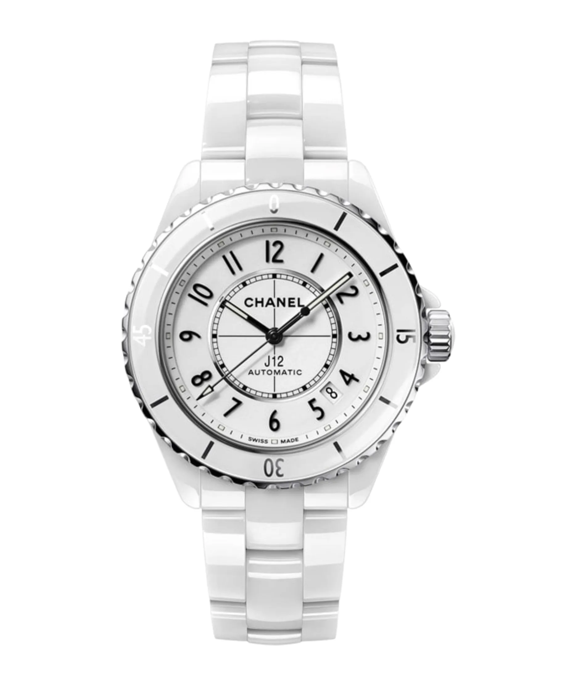 CHANEL J12 Calibre 12.1 Cerámica Blanca 38 mm | H5700