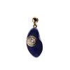 Charm Colgante Sodalita Intuition PDPAOLA Plata con Baño de Oro 18K | CH01-259-U