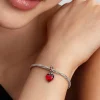 Charm Pandora Colgante Doble Corazón Cristal de Muran | 794429C01