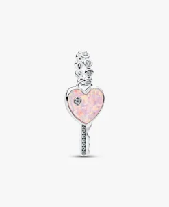 Charm Pandora Colgante Llave Corazón Opalescente | 794427C01