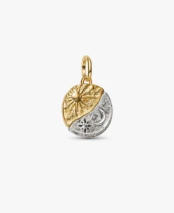 Charm Pandora ME medallón Sol y Luna Bicolor | 763977C01