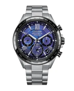 Citizen ATTESA Eco-Drive Satellite Wave GPS Cronógrafo Azul Super Titanium 44,6 mm | CC4075-50L