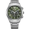 Citizen Chrono Super Titanium Eco-Drive Cronógrafo Verde 40 mm | CA4750-51X