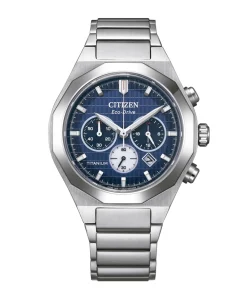 Citizen Eco-Drive Super Titanium Zenshin Senkei Azul 41 mm | CA4691-59L