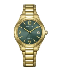 Citizen Of Collection Lady Sporty Dorado Esfera Verde 33,5 mm | FE6122-64X