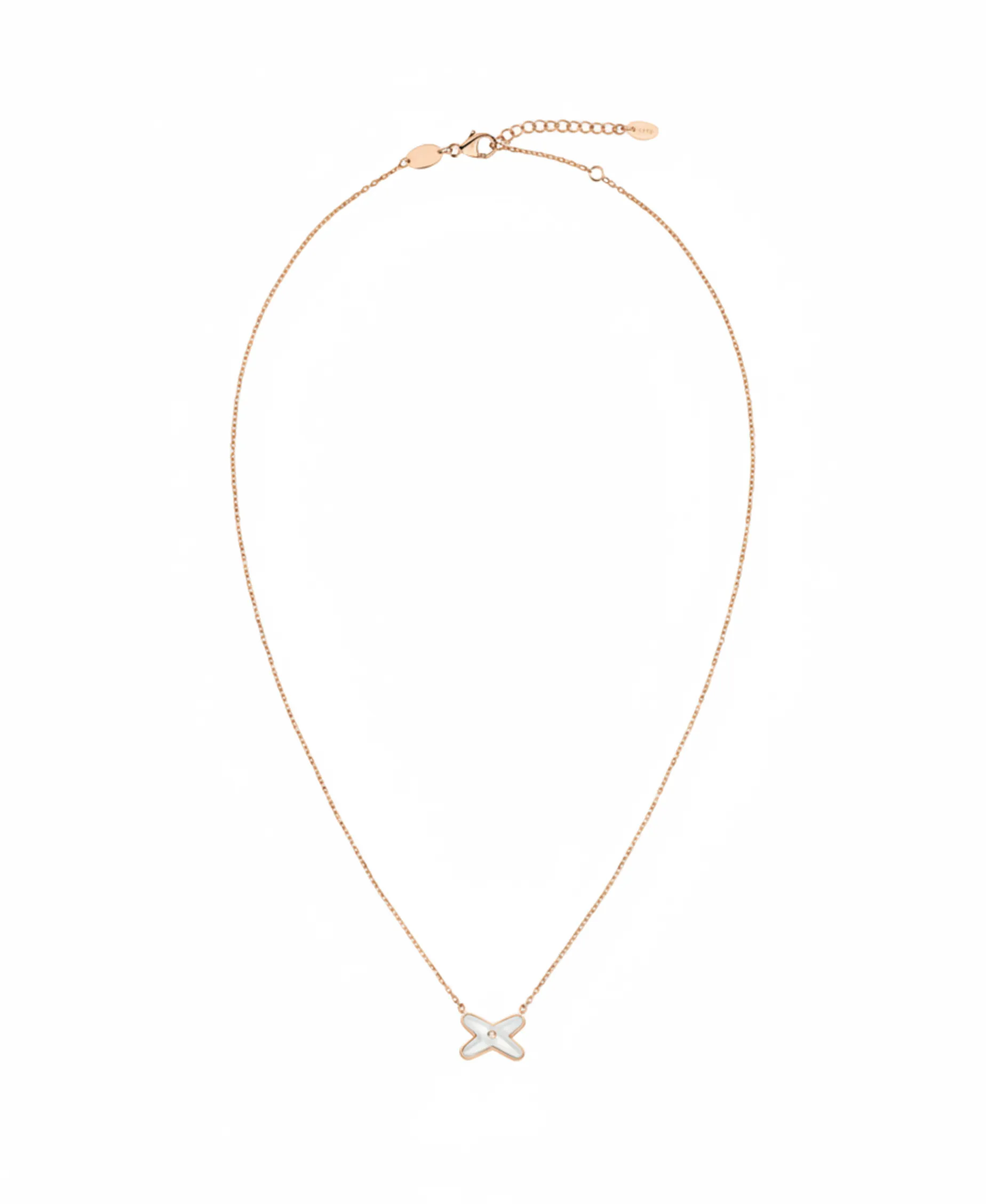 Colgante Chaumet Jeux de Liens Oro Rosa Nácar y Diamante | 082930