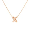 Colgante Chaumet Jeux de Liens Oro Rosa 18K y Diamantes | 082216