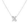 Colgante Chaumet Jeux de Liens Oro Blanco 18K y Diamantes | 082215