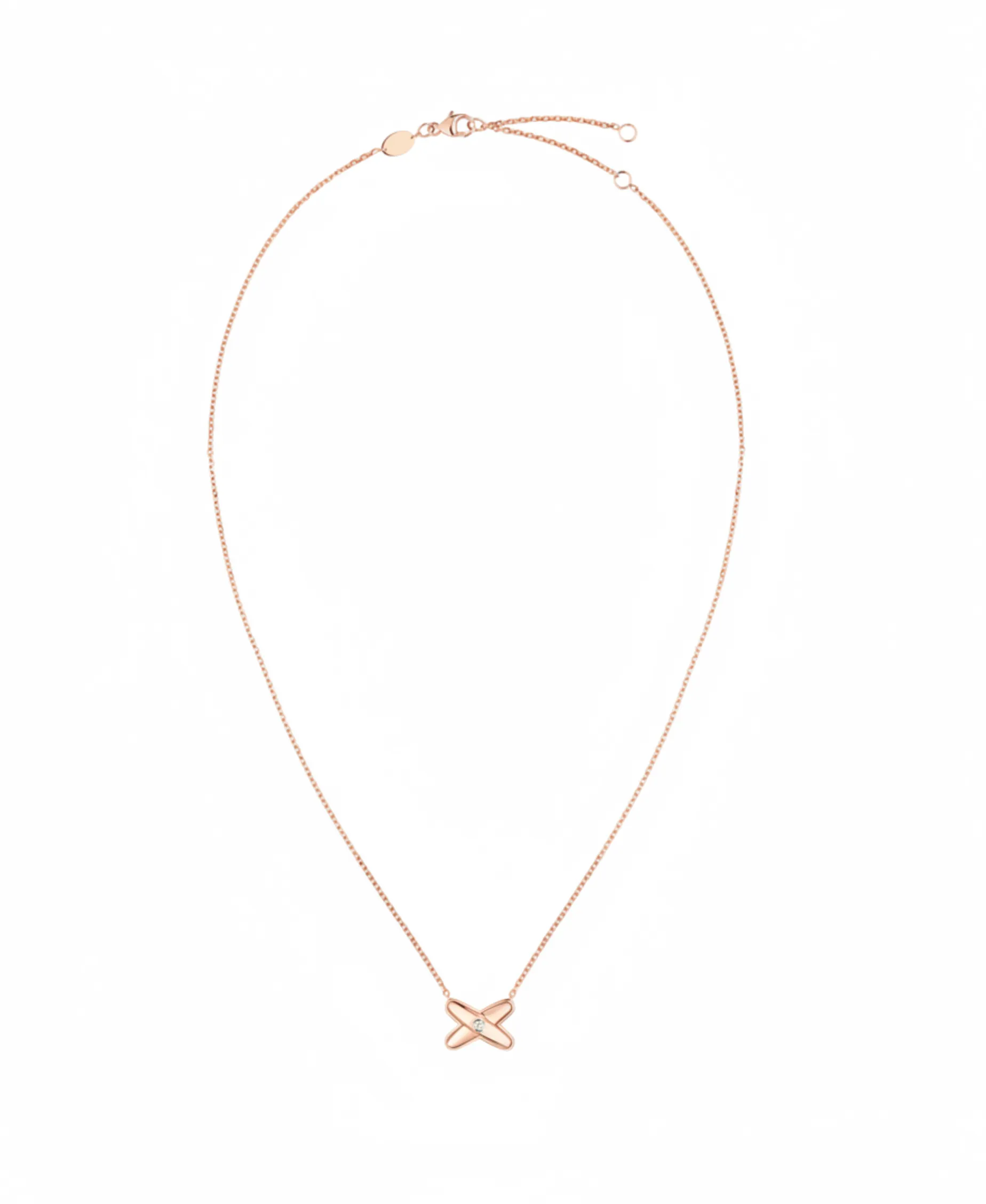 Colgante Chaumet Jeux de Liens Oro Rosa y Diamante | 085800