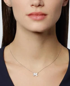 Colgante Chaumet Jeux de Liens Oro Blanco Nácar y Diamante | 083161