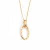 Colgante con Diamantes en Oro Amarillo