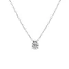 Colgante Diamante Solitario 0,44 cts en Oro Blanco