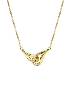 Colgante Entrelazado Swarovski Classica Plata Dorada Circonita | 5745560