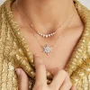 Colgante Estrella Baguette DELCERRO Plata y Oro | 10917