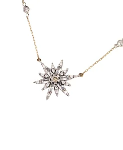 Colgante Estrella Baguette DELCERRO Plata y Oro | 10917