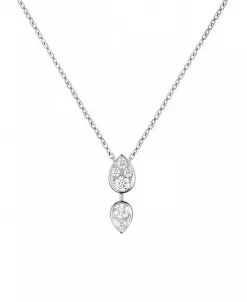 Colgante Joséphine Ronde d’Aigrettes Chaumet Oro Blanco 18K y Diamantes | 083851