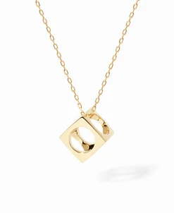 Colgante Le Pavé Dinh Van Modelo Mediano Oro Amarillo - 668201