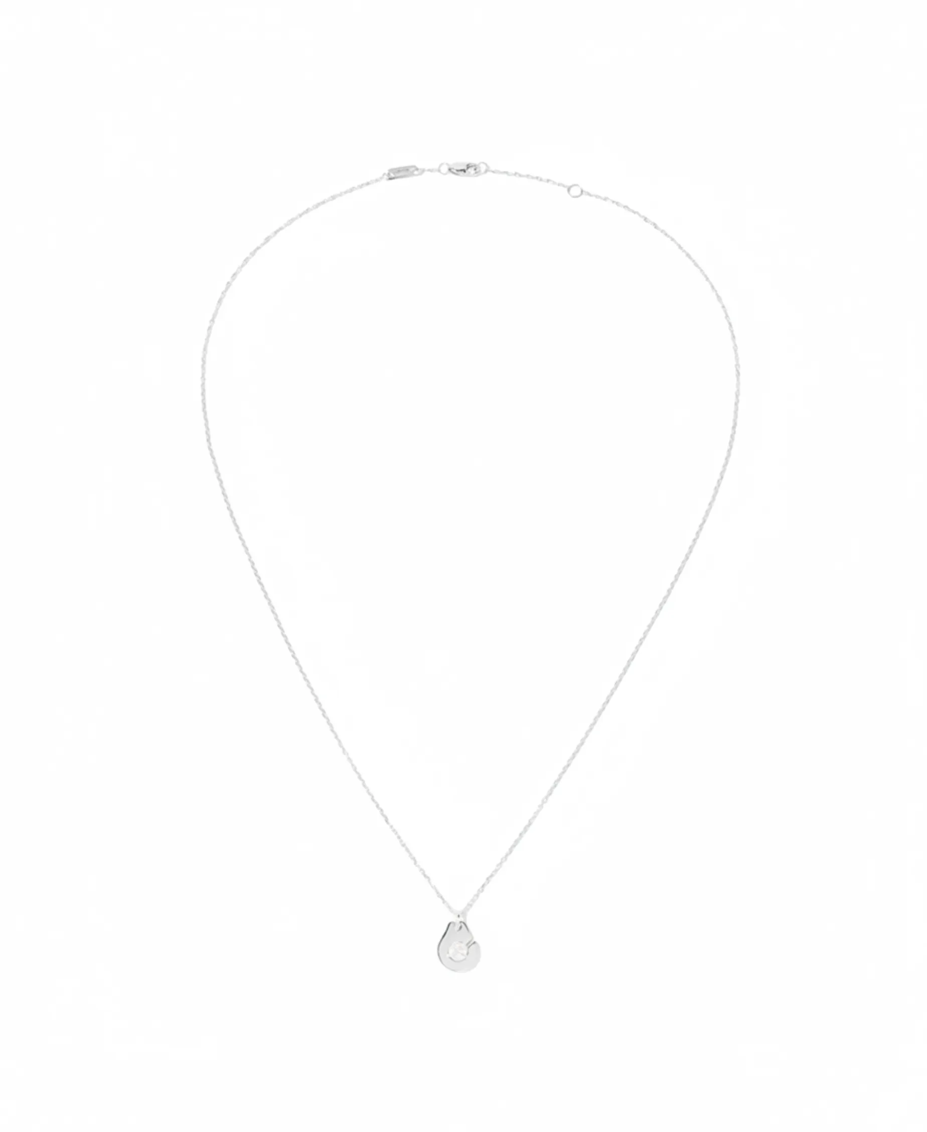 Colgante Menottes Dihn Van Oro Blanco y Diamante | 667112