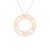 Colgante Pulse Dinh Van Oro Rosa y Diamantes 18K | 728515