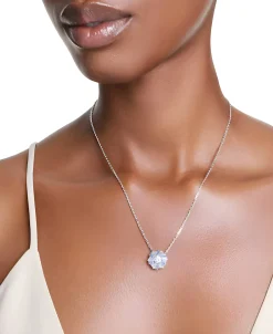 Colgante Swarovski Idyllia con Flor en Azul y Blanco - 5680013