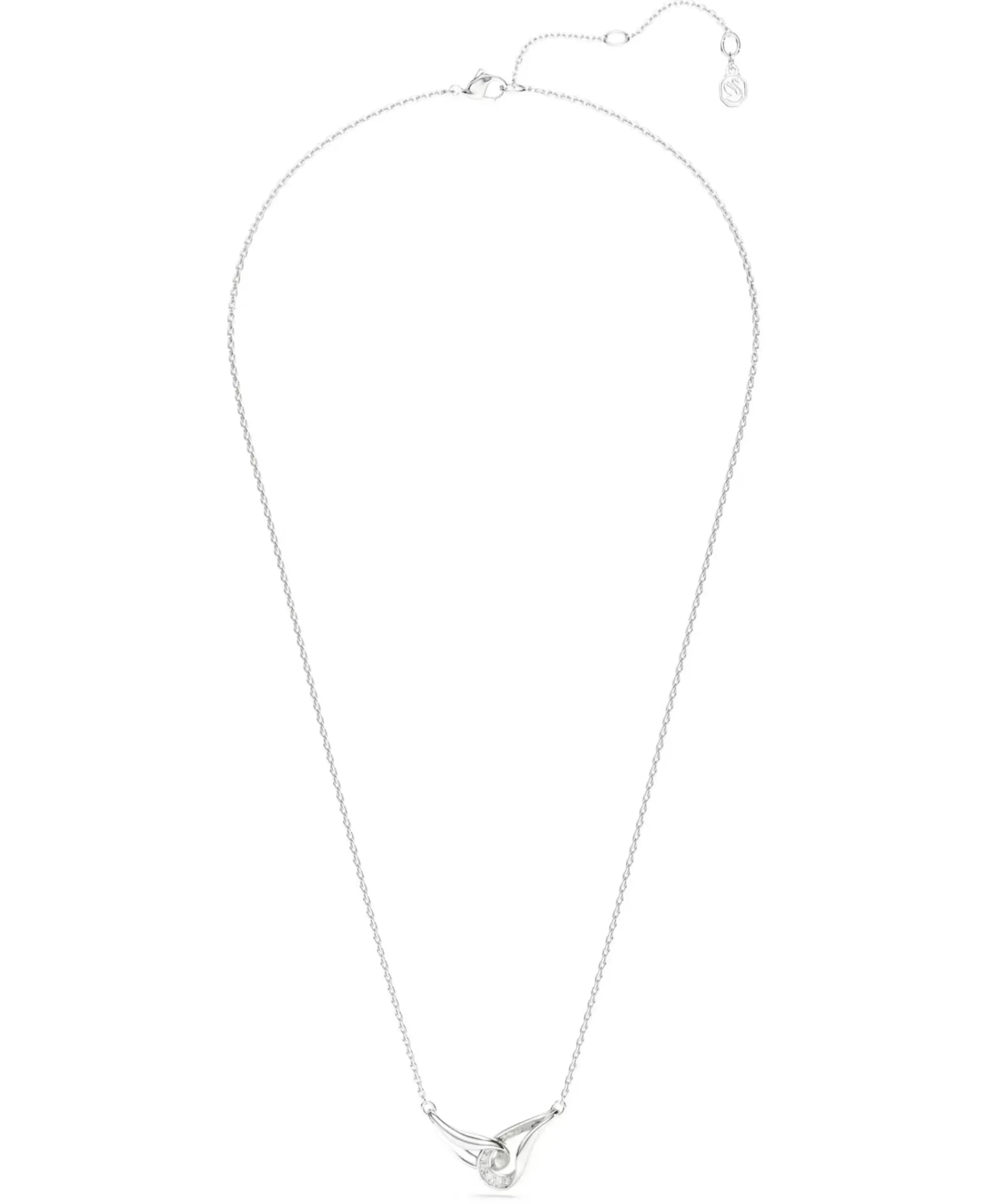 Colgante Talla Redonda Entrelazado Swarovski Classica Plata de ley Circonita | 5740343