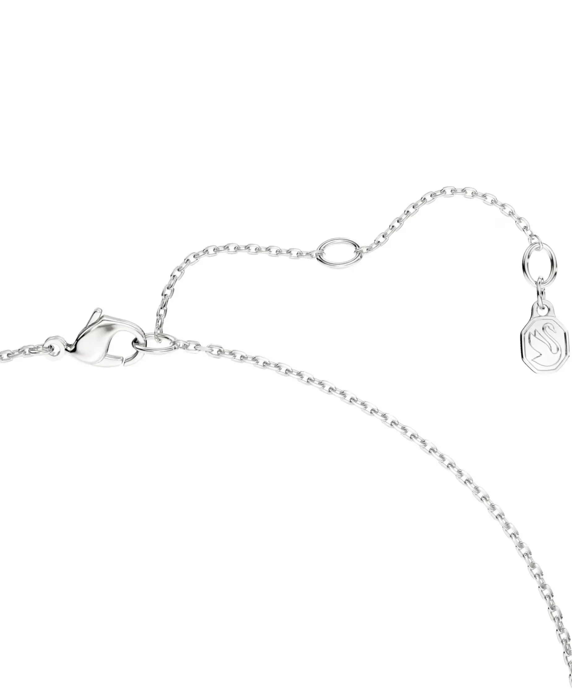 Colgante Talla Redonda Entrelazado Swarovski Classica Plata de ley Circonita | 5740343
