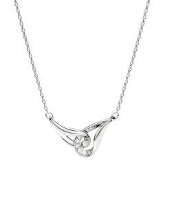 Colgante Talla Redonda Entrelazado Swarovski Classica Plata de ley Circonita | 5740343