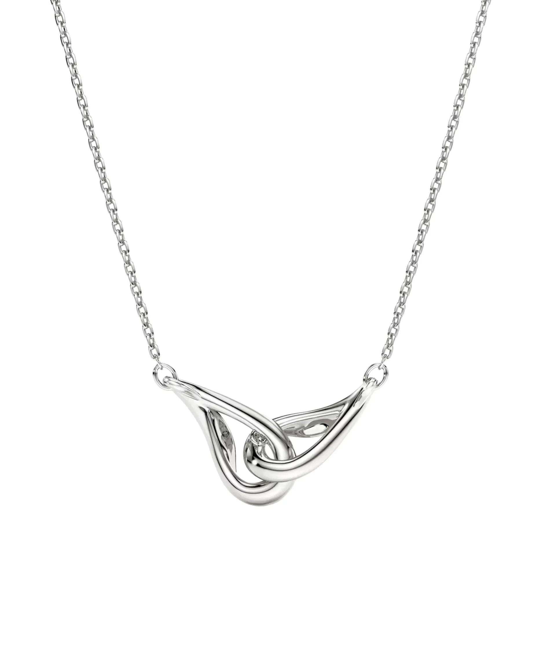 Colgante Talla Redonda Entrelazado Swarovski Classica Plata de ley Circonita | 5740343