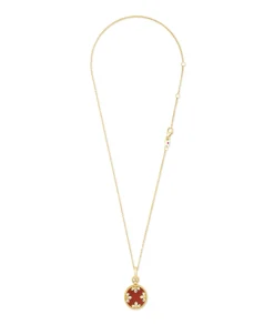 Colgante Venetian Medallions Roberto Coin en Oro Amarillo con Ágata roja y diamantes - ADV888CL2411_Y_045