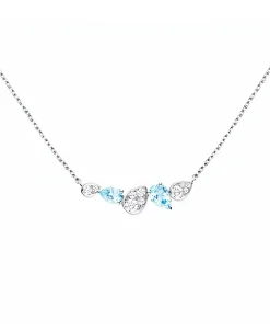 Collar Chaumet Joséphine Ronde d'Aigrettes Oro Blanco 18K y Diamantes | 084379