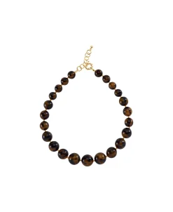 Collar Corto AGATHA París Royal Bolas Acetato Dorado | 02670409-173-TU
