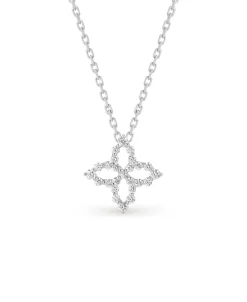 Collar Diamond Princess Carousel en Oro Blanco y Diamantes - ADR888CL2572_W_045