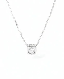 Collar Dinh Van Le Cube Diamant XS Oro Blanco | 608312