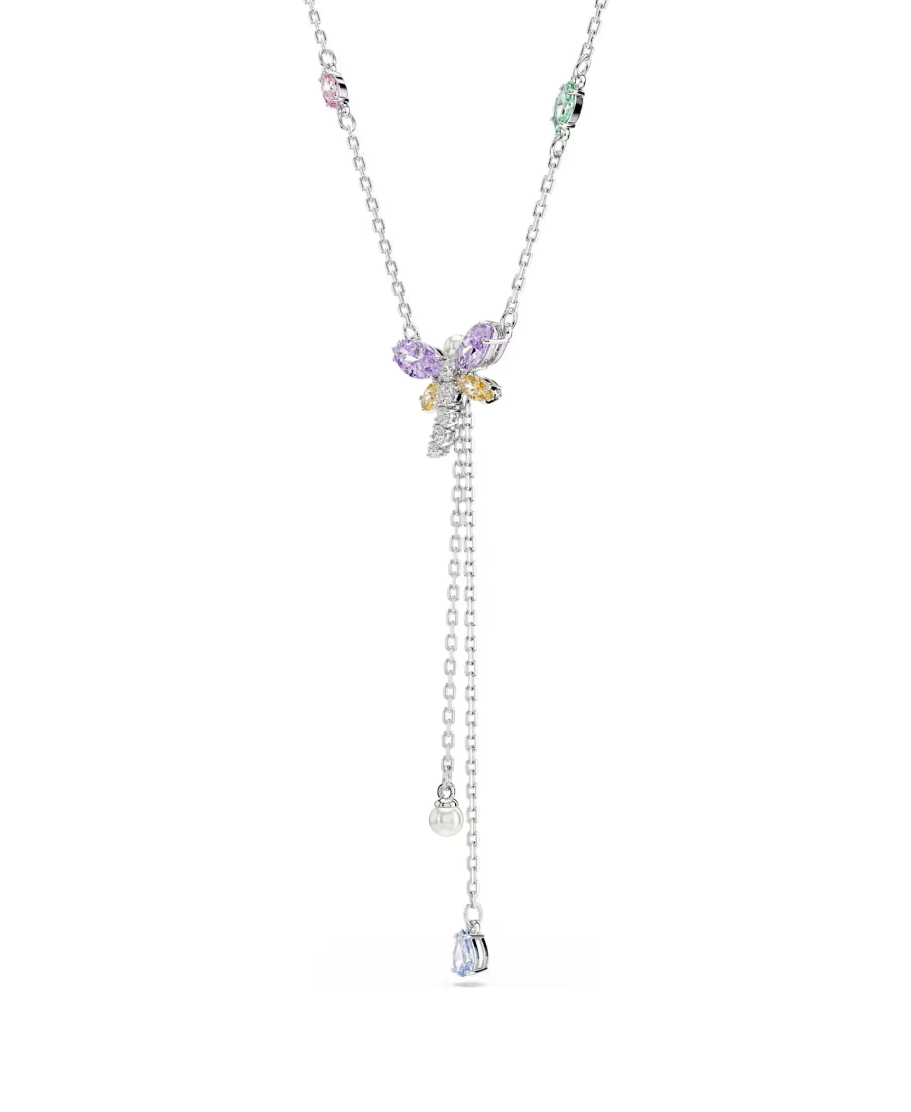 Collar en Y Libélula Ariana Grande x Swarovski Cristales Con Perlas y Circonita | 5749183