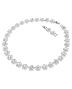 Collar Flor Ariana Grande x Swarovski Baño de Rodio Cristales | 5749179