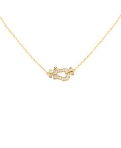 Collar FRED Force 10 Rise Oro Amarillo y Diamantes | 7B0279