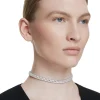 Collar Gargantilla Tennis Matrix SWAROVSKI Blanca Baño de Rodio | 5708936