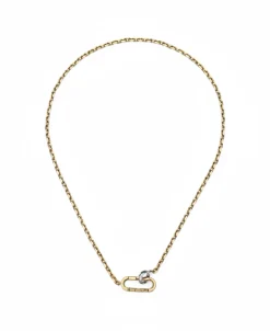 Collar Gucci Eslabón Link To Love Oro Bicolor - YBB78667100100U