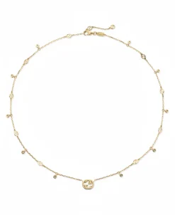Collar Gucci Interlocking con Diamantes Oro Amarillo | YBB72940200200U