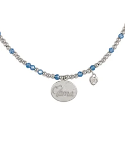 Collar Marina García Plata Rodiada Circonitas Azules | 90269GB