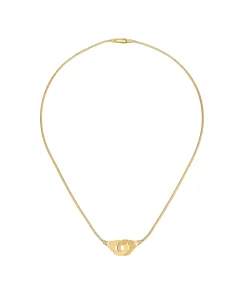 Collar Menottes Dinh Van R12 en Oro Amarillo y Diamantes - 652611