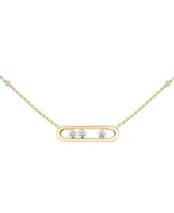 Collar Messika Baby Move Pavé Oro Amarillo | 04323-YG